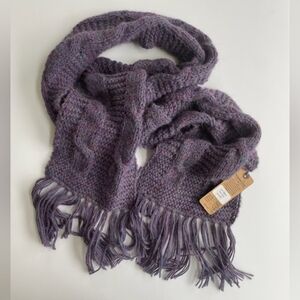 Purple Alpaca Scarf
